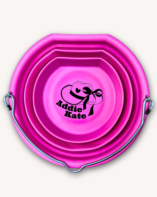 Boss Bucket - Neon Pink + Your Custom Logo