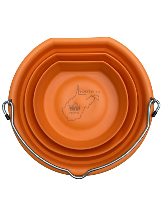 Boss Bucket - Tangerine + Your Custom Logo