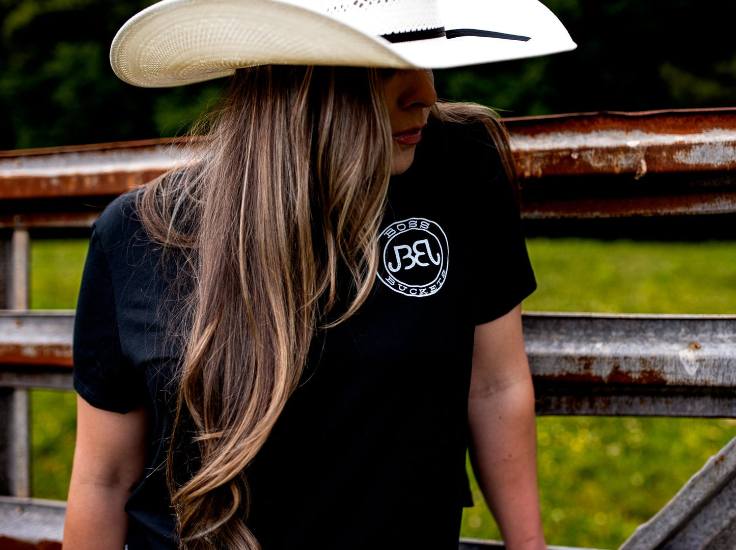 BOSS Badge Cropped Tee