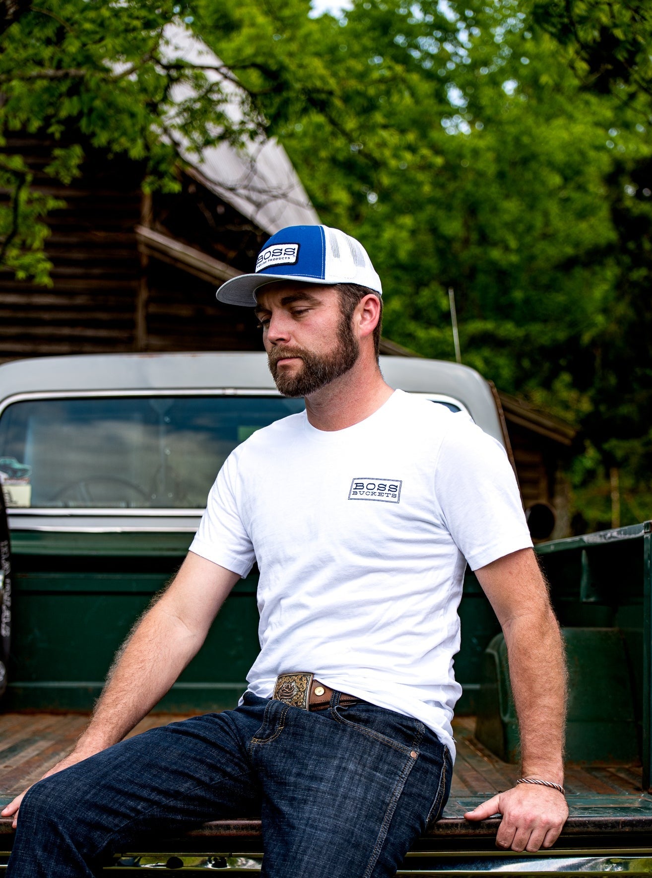 BOSS Buckets Soft Tee - White