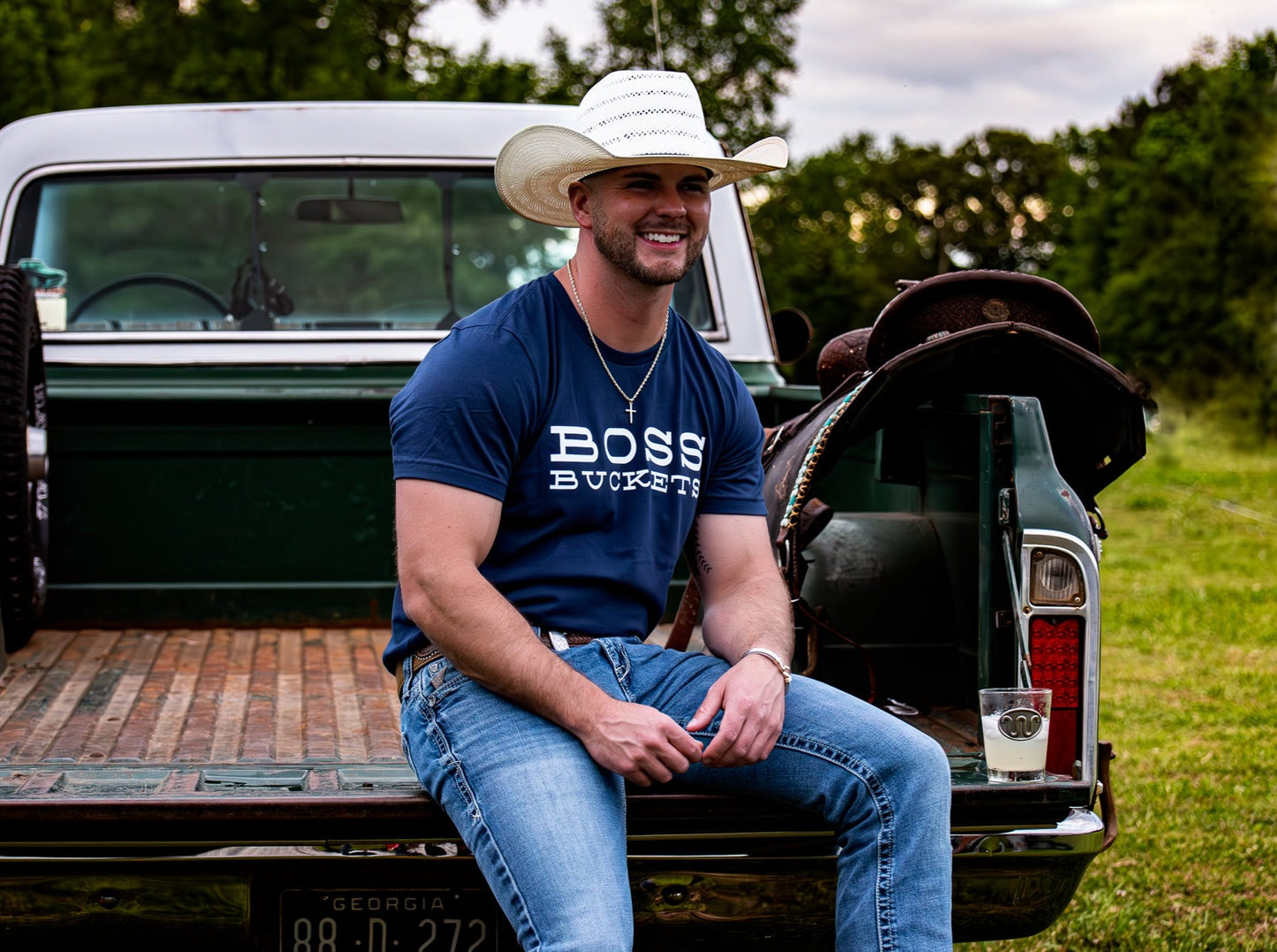 BOSS Buckets Soft Tee - Navy