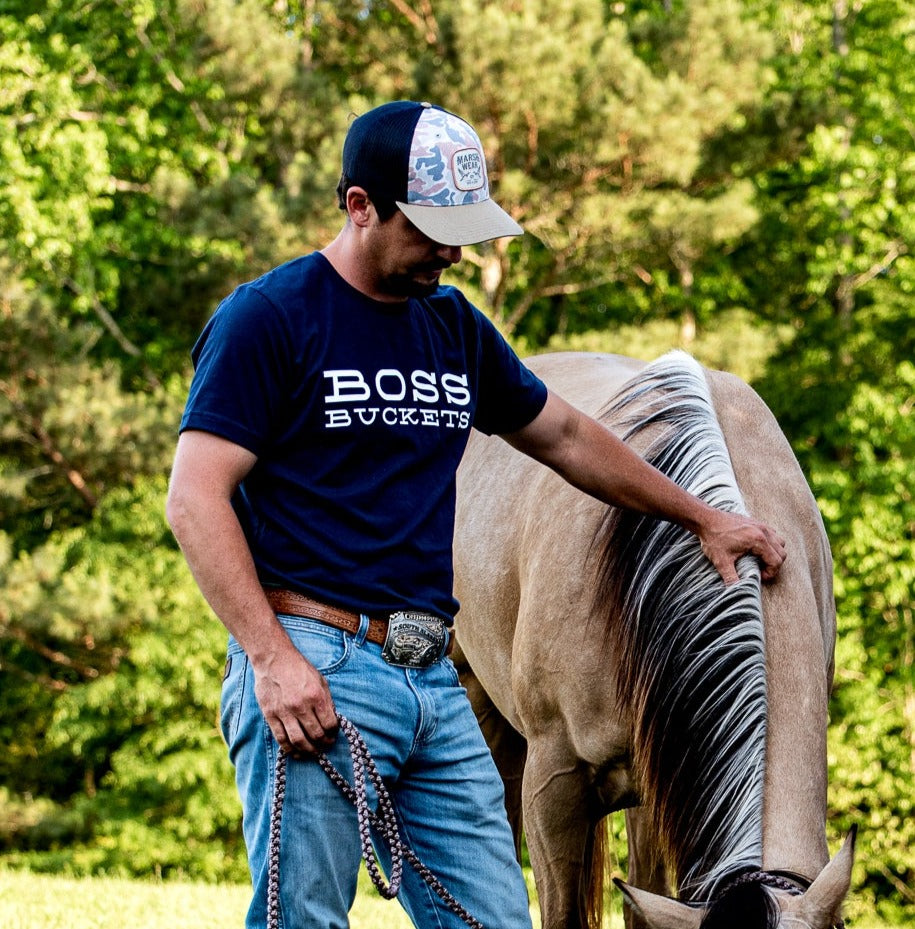BOSS Buckets Soft Tee - Navy