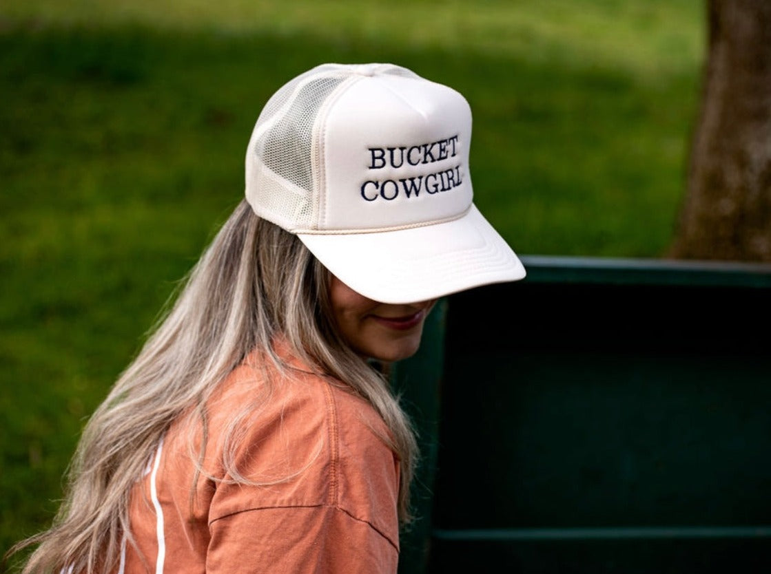 Bucket Cowgirl Foam Trucker