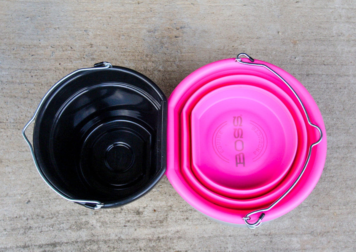 Masterforce Bucket Boss BOSS™ Bucket - Neon Pink – Boss Equine Products