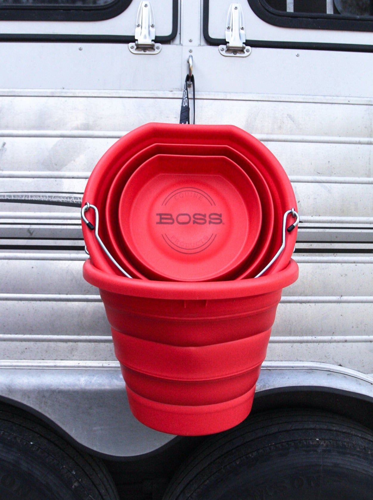 Boss™ Bucket - Solid Red