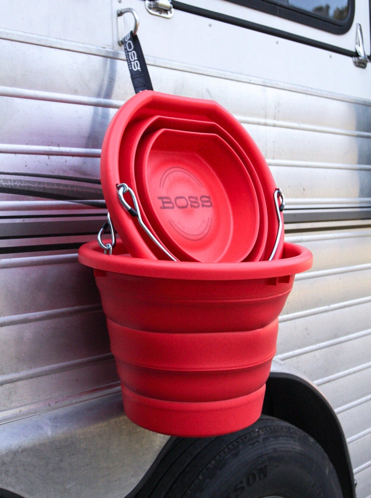 Boss™ Bucket - Solid Red